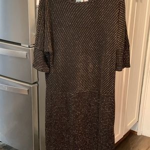 Cato metallic drop waist‎ dress. Worn once .